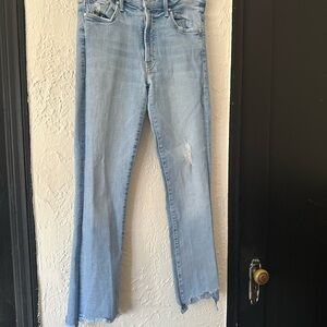 MOTHER - The Insider Crop Step Chew